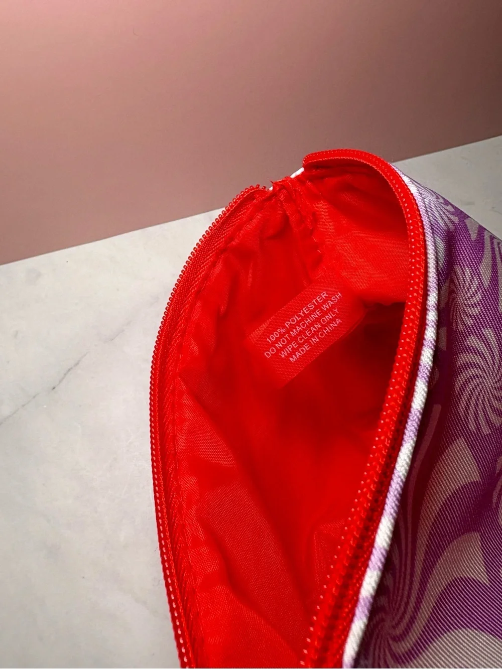 🪩 Lilac Swirl Cosmetic Pouch, Iron-On Bow Patches & Disco Ball Earrings